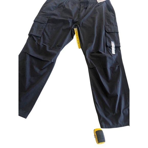 Relaxed Straight Flex Cargo Pants 4XLT Black Moonless Night By JCP - Picture 2 of 5